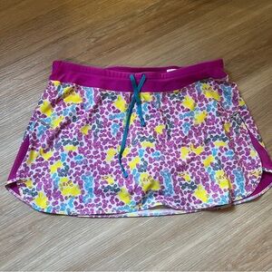 Nike Dri-FIT Fuchsia Yellow Blue Athletic Skort Size M